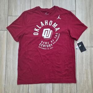 Nike Oklahoma Sooners Game of Century Tee Mens L NWT OU Football Shirt